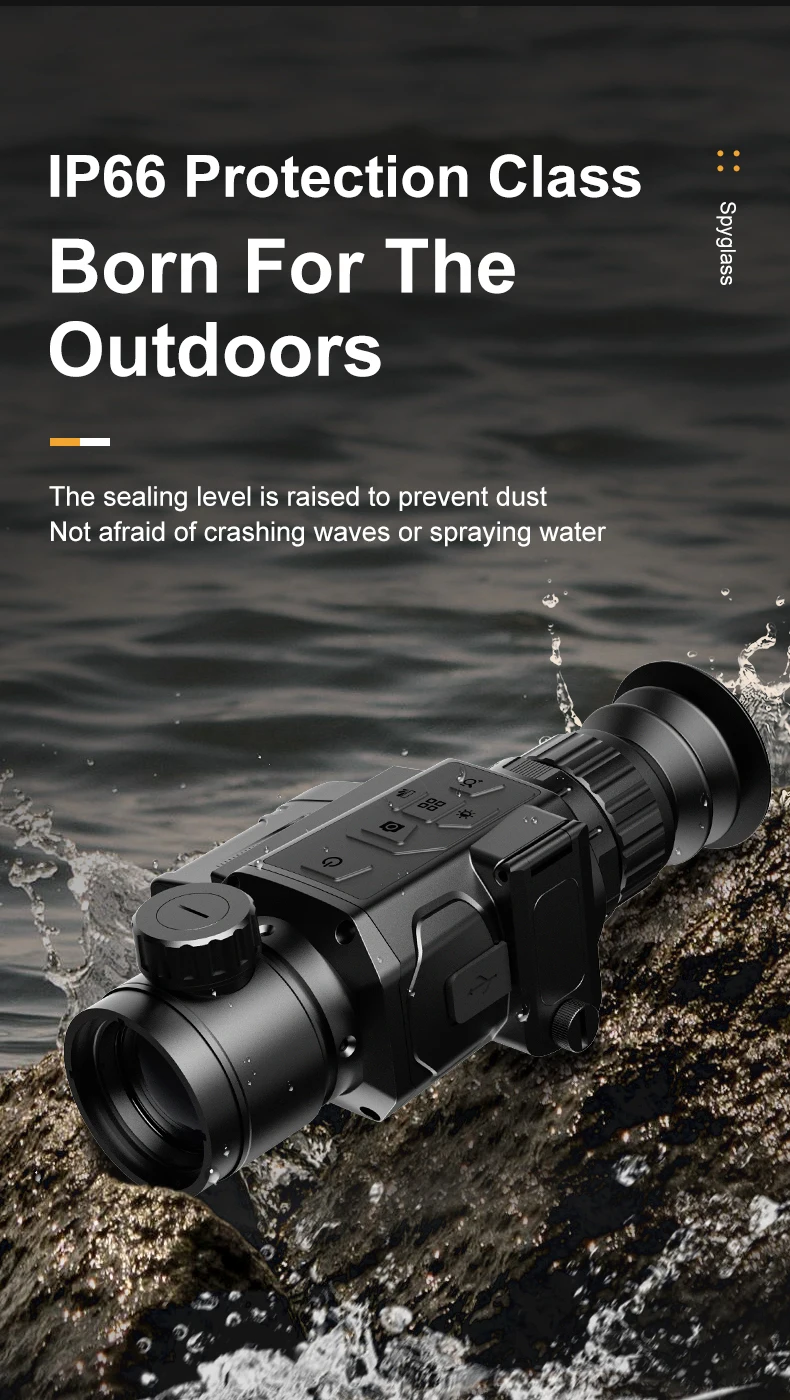 Thermal Imaging Rifle Scope for Hunting, 640x512 High Resolution, PIP LRF Therma