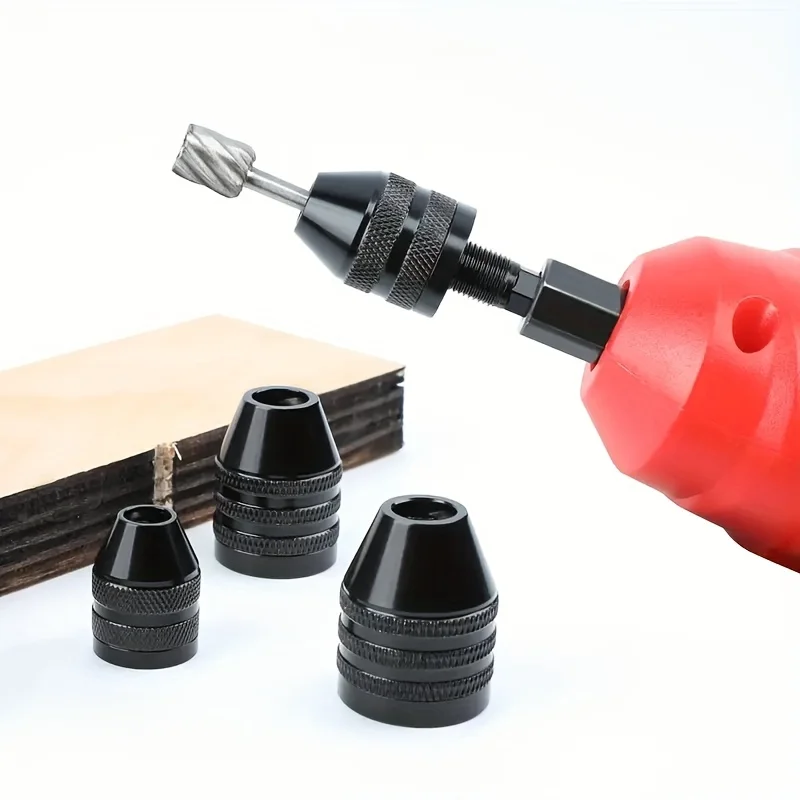 Eyless Drill Chuck 0.3-8mm Self-Tighten Electric Drill belgau Converter