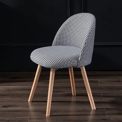 Tabouret de maquillage nordique, chaise de coiffeuse, chaise de chambre à  coucher, dossier de fille, pétale, chaise à ongles simple - AliExpress