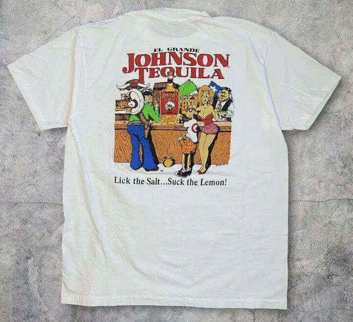 Big Johnson Vintage T Shirt Xl 1994 Taboo Tequila Rare Adult Anni '90