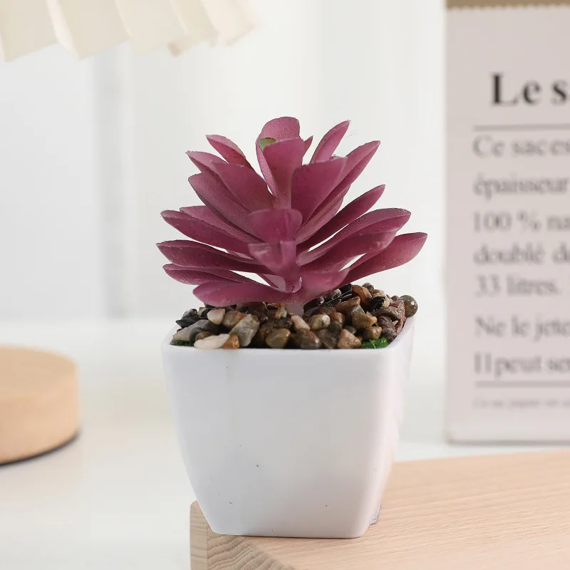 Mini Artificial Succulent Bonsai for Home and Office Decor