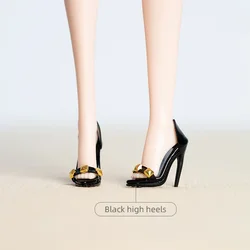 Elegant 32cm Doll High Heel Ankle Boots - Premium Collector's Accessory - About 2cm (Styles 06)