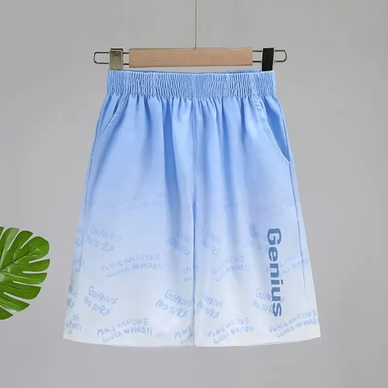 

Summer Girl Boys Shorts Daily Casual Purple Sports Short Kids Pants High Street Fashion Children's Clothes Girls Pants New 2024