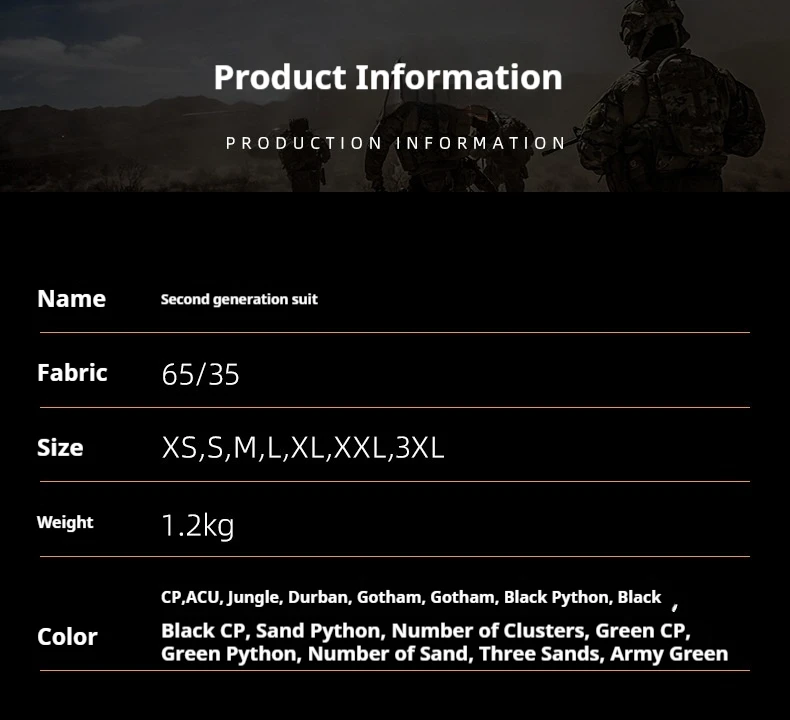 Taktische Uniform Jagd Verschleißfeste Kampf ACU Deutsch Camo Grün CP Training Outdoor CS Team Air Gun Farbe Kugel Ausrüstung – Detail 7