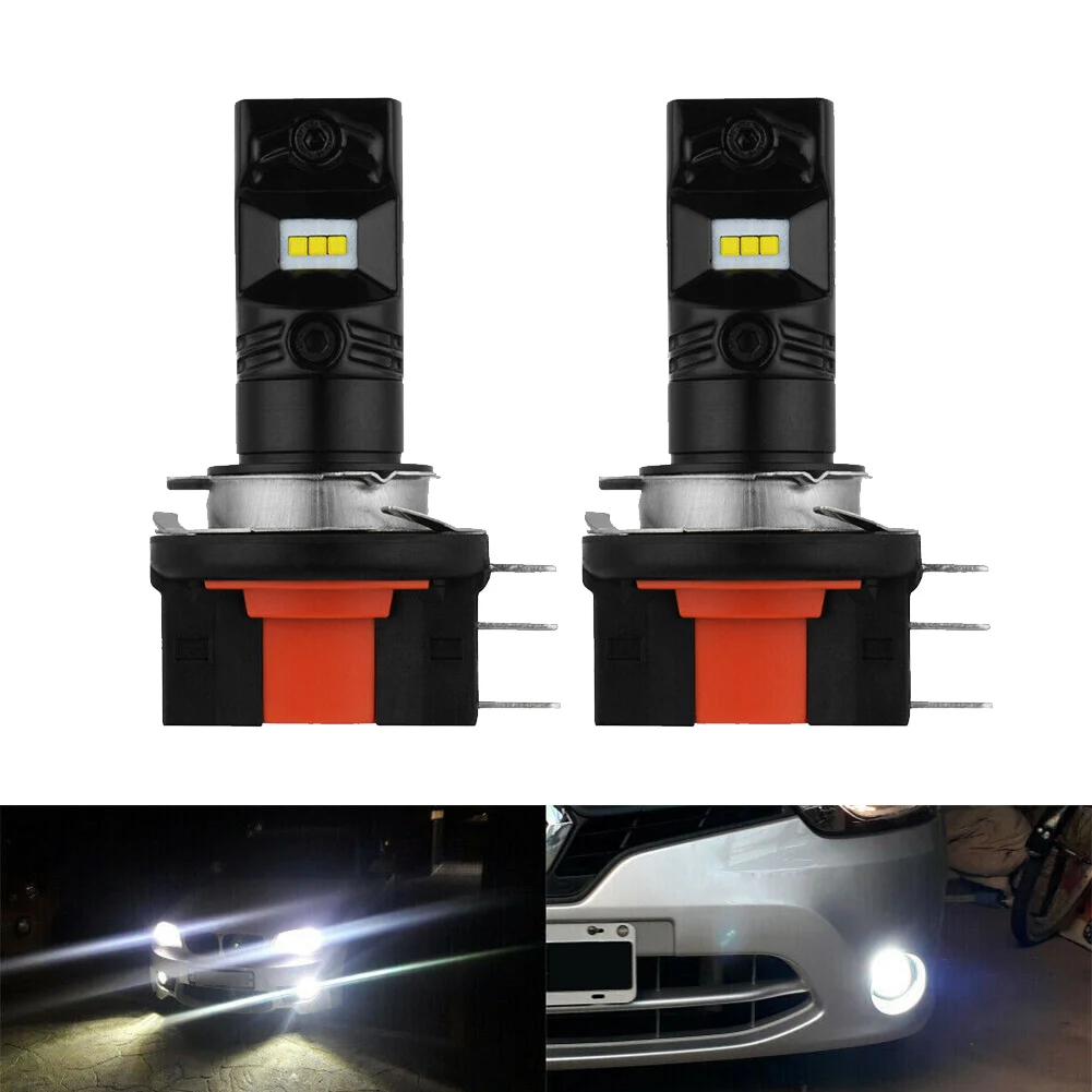 2Pcs H15 Led Lampadina Per Fari Canbus Error Free High Beam Drl Csp 120W Ld2261 H15 Lampadine A Led Accessori Per Auto