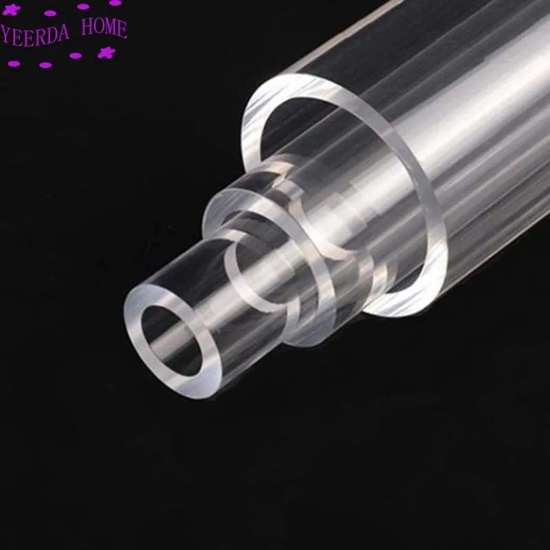 12mm~50mm Outer diameter acrylic pipe Pressure resistance of thick wall acrylic PMMA transparent tube plastic tube
