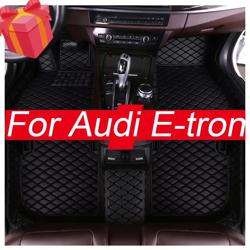 

Автомобильные коврики для Audi E-tron 2018 ~ 2022, роскошный прочный коврик, ковер, автомобильная внутренняя часть, кожаный ковер, полный комплект автомобильных принадлежностей 2021