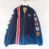 LDR Men's & Women's Navy Blue Commemorative Lana Racing Jacket Embroidery Patch Patch Del Racing Jacket Reys Clothing 2025 New 1