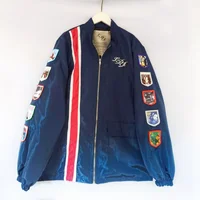 LDR Men's & Women's Navy Blue Commemorative Lana Racing Jacket Embroidery Patch Patch Del Racing Jacket Reys Clothing 2025 New 1