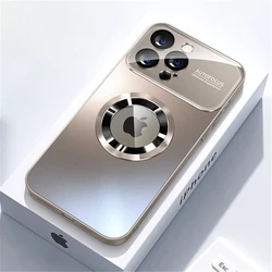 Luxury Titanium Matte Magnetic Phone Case with Magsafe Compatibility - iPhone 12 Pro (Titanium Gray)