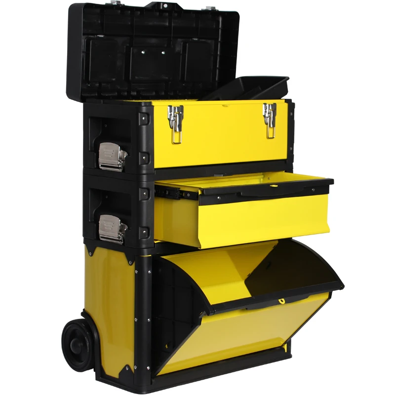 

Three-Layer Stacking Multi-Functional Draw-Bar Toolbox Large Household Hardware