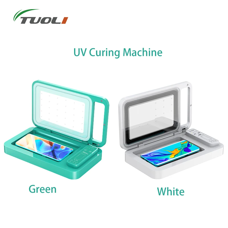 

TUOLI X9H Vacuum UV Curing Laminating Machine For Curved Screen Mobile Phone Protector Flexible Hydrogel Film for TL-168 TL-568