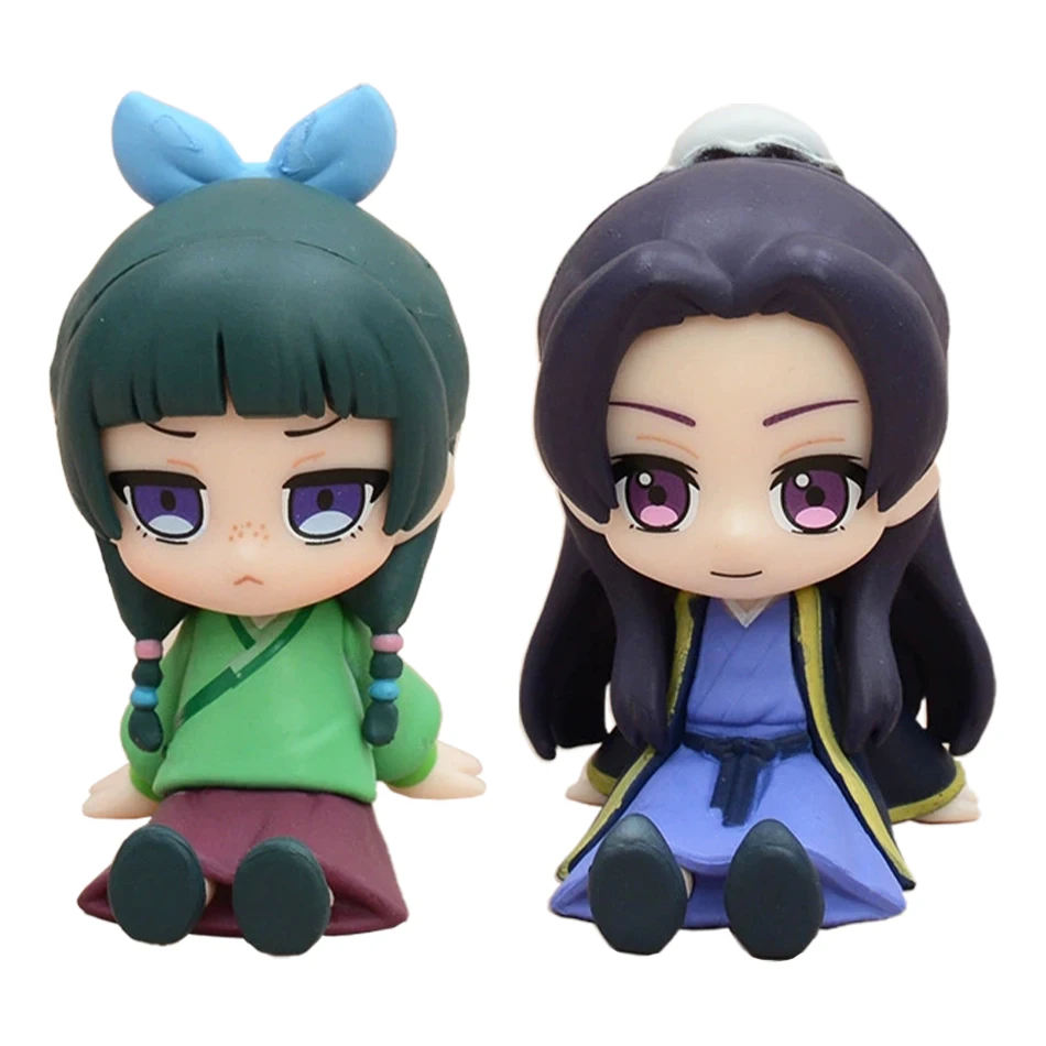 Epitome Maomao Figura The Apothecary Diaries Anime Figure Jinshi/Gyokuyou/ Xiaolan/Shisui, 5 Pezzi, Cartoni animati, Modello in PVC, Statua, Decorazione per desktop, Collezione, Regali per fan
