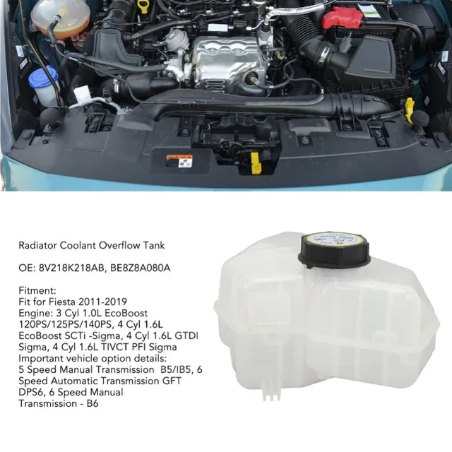 ラジエータータンク Compatible With Ford For Fiesta Compatible With フォード For ラジエータータンク  Compatible With Ford 車の冷却液拡張タンク Compatible With Ford For B-Max For Ecosport For Fiesta