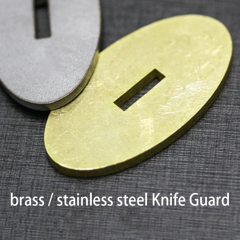 1piece brass / stainless steel Knife Guard for Outdoor knife kitchen knife Making Handle Guard Bolster Parts knife guard