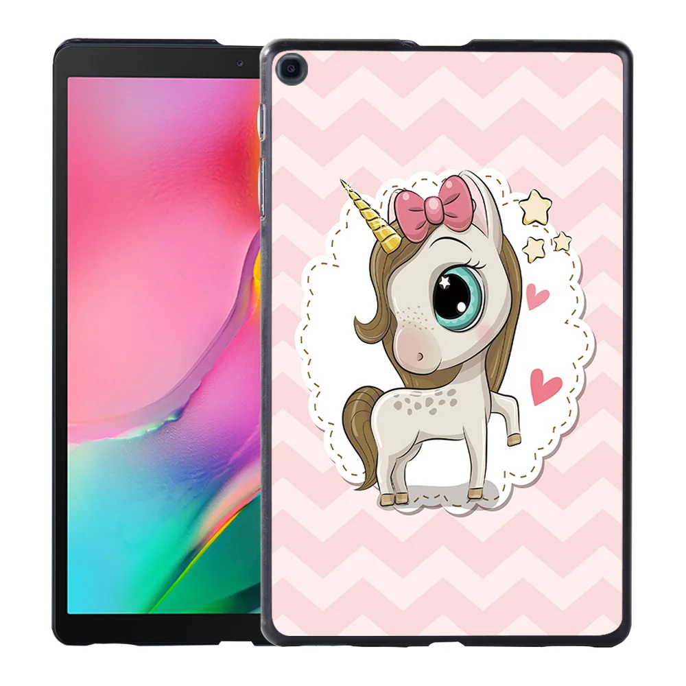 capa tablet para samsung galaxy tab lite cartoon print back shell