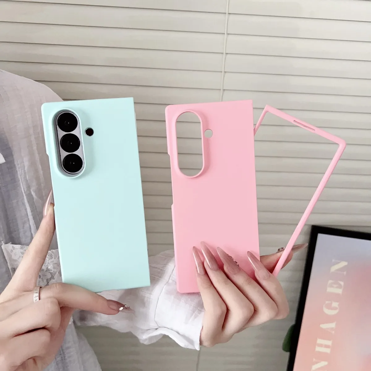 Luxury Ultra Slim Candy Solid Color Shockproof Hard Back Case Cover