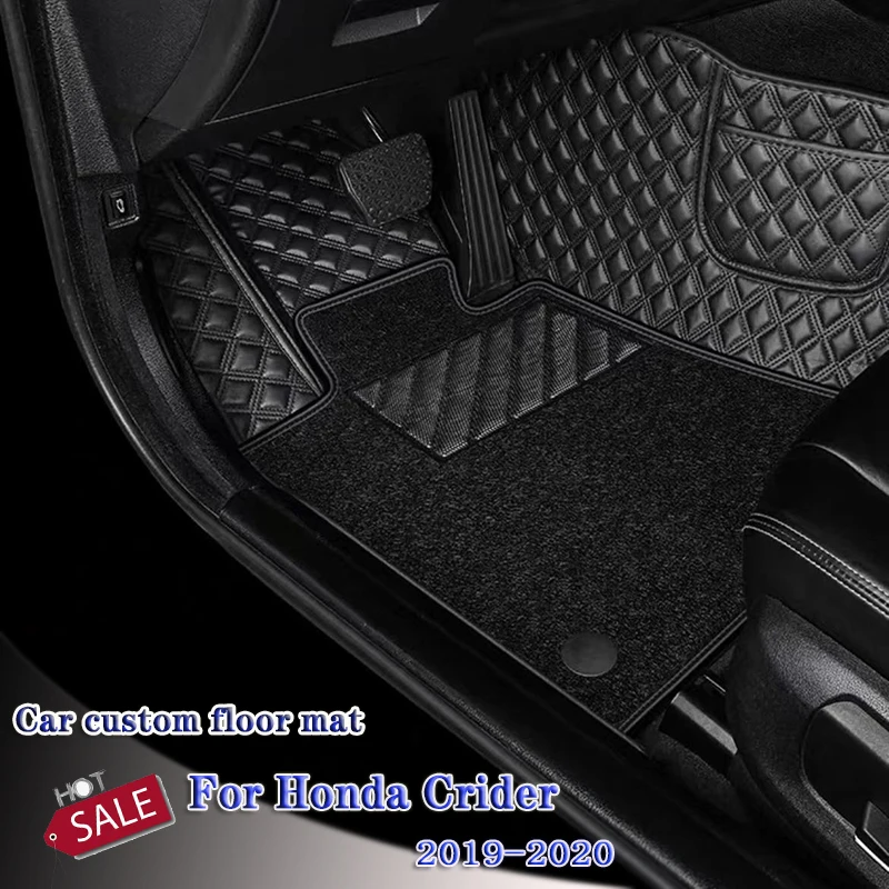 

Автомобильные коврики для Honda Crider 2020 2019, коврики, автомобильные аксессуары, интерьерные части, водонепроницаемые накладки на ножки, коврики, индивидуальные чехлы, вкладыши