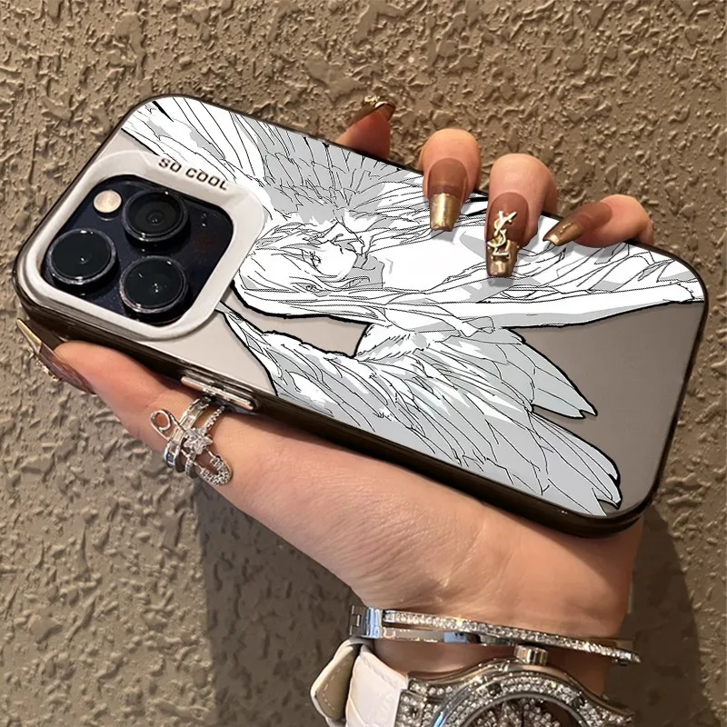 Retro Aesthetic Angel Art Matte Phone Case - Anti-Fall Protection