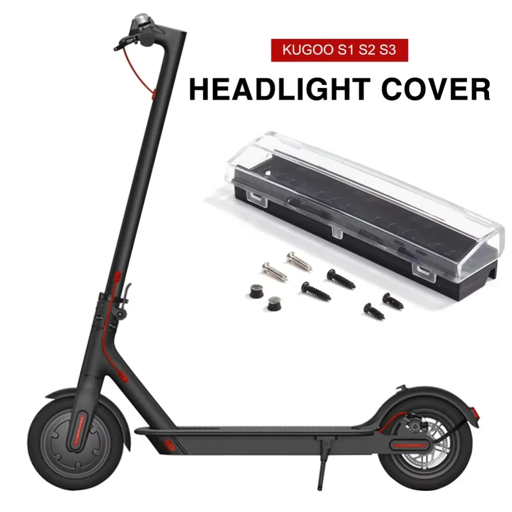 1PC Electric Scooter Plastic Headlight Cover Front Light Case Replacement for Kugoo S1 S2 S3 Scooter Accessories Parts