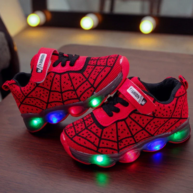 Disney Children's Sneakers Spiderman Boys Casual Shoes Spring Summer New Breathable Student Shoes Kids Casual Shoes for 1-12 Y 6