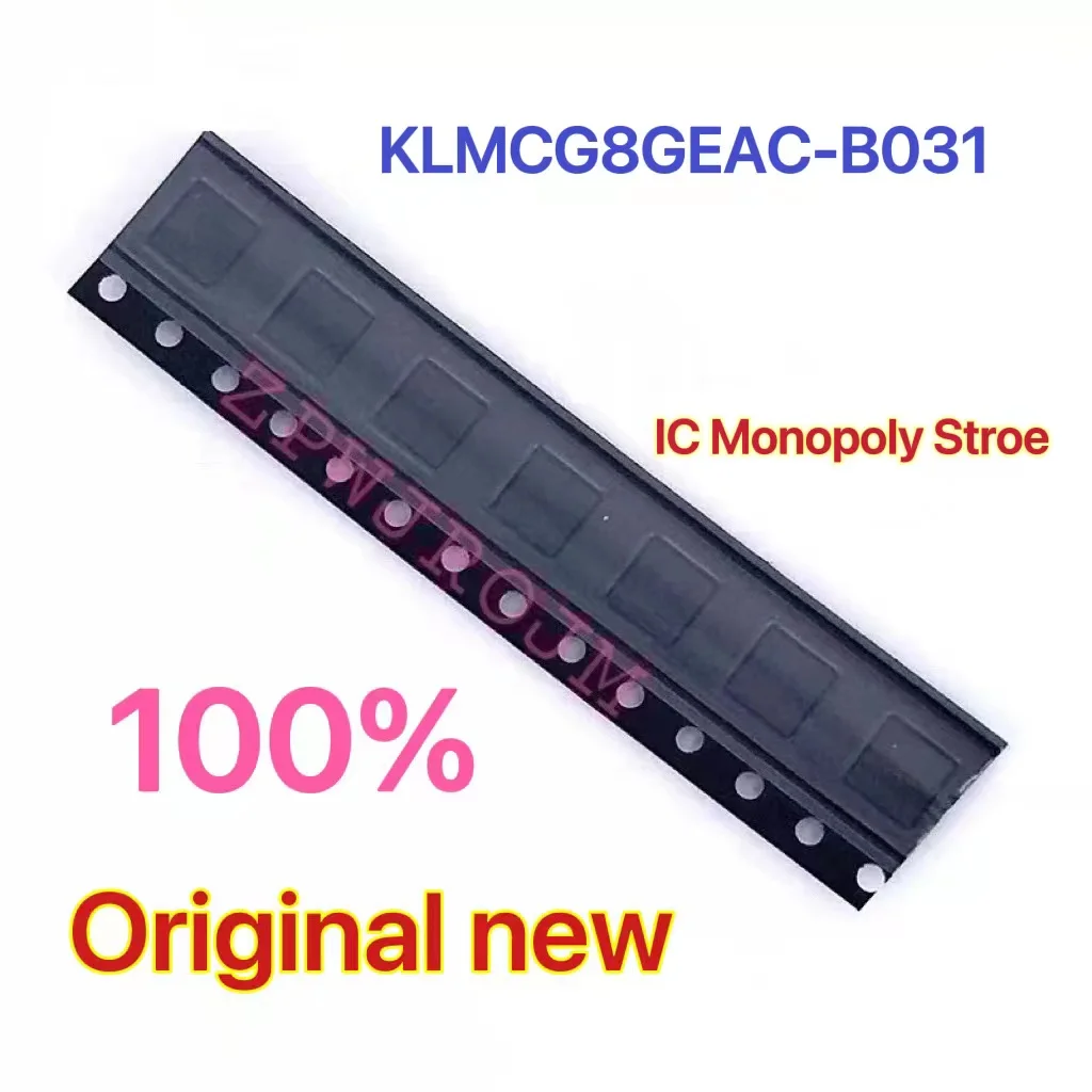 1 Pz Klmcg8Geac-B031 Emmc 64Gb Nand Flash Memory Ic Chip Bga153 Palla Saldata Usata 100% Testata Buona