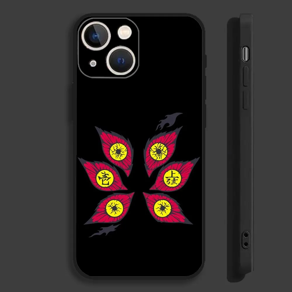 Chic K-Kokushibo Anime Art Soft Black Phone Case