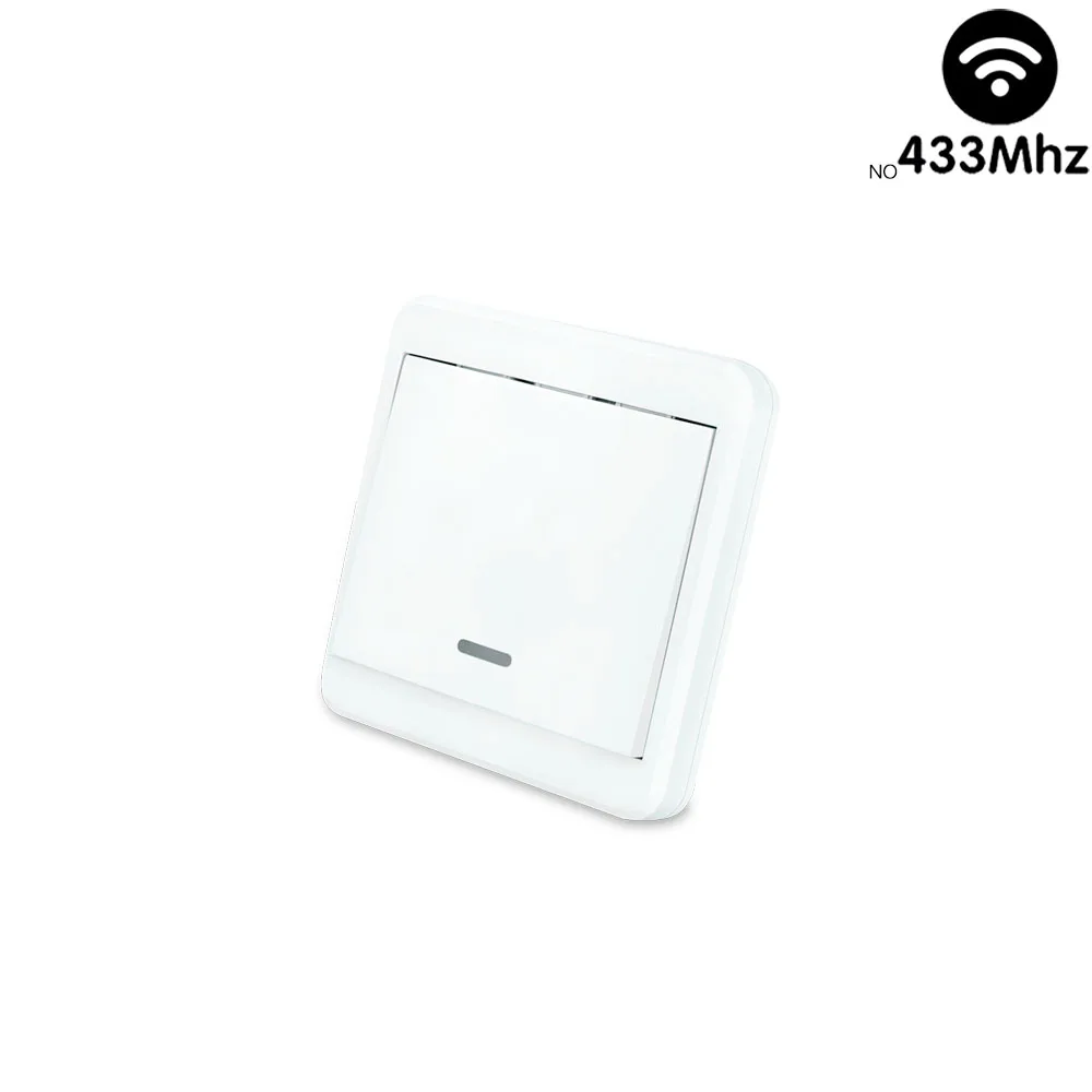 Pousse-bouton Automatique Sans Fil - Portée 10 M - Pour Lumière, Ventilateur, Porte - Télécommande Variateur Maison