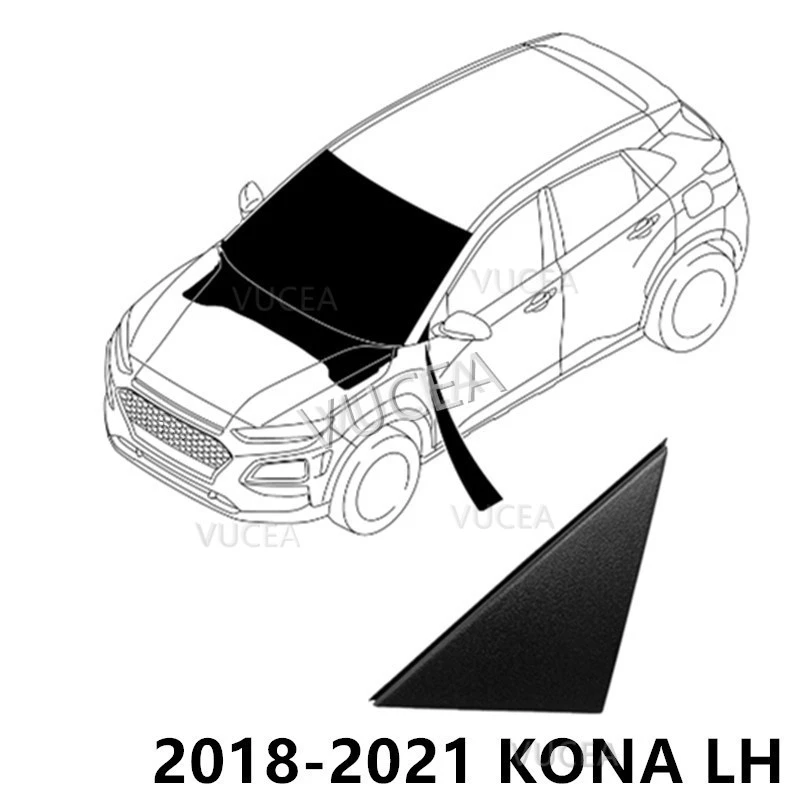 gas pedal car Fender Pillar Trim Molding Left (Driver) 86180J9000 86180O1000 fits For Hyundai Kona 2018 2019 2020 2021 heated steering wheel cover