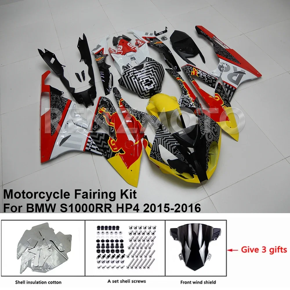 

Обтекатель для Мотоцикла BMW S1000RR S1000 RR HP4 2015-16, комплект кузова, декоративная пластиковая защитная пластина, аксессуары, корпус B1002b
