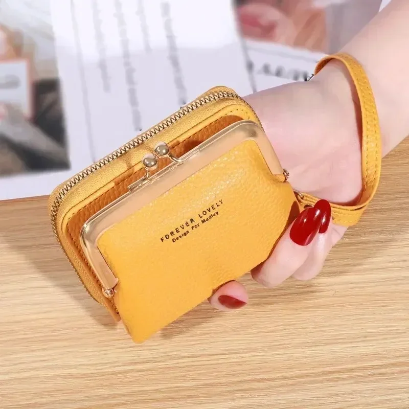 Stylish Women's Wristlet Purse with Spacious Coin Pouch & Multi Card Slots