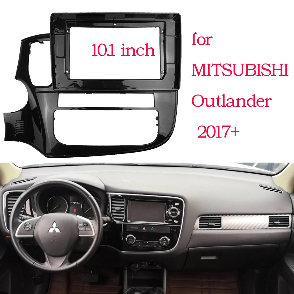 

Рама Автомобильная BYNCG, 2 DIN, 10,1 дюйма, Android, DVD, для MITSUBISHI Outlander 2017 +, рамка приборной панели
