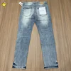 New Washed Blue Jeans Pants Men Woman Casual Vintage Hip Hop Best Quality Classic High Street Trousers Buttons Spring Autumn 2
