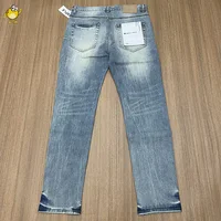 New Washed Blue Jeans Pants Men Woman Casual Vintage Hip Hop Best Quality Classic High Street Trousers Buttons Spring Autumn 2