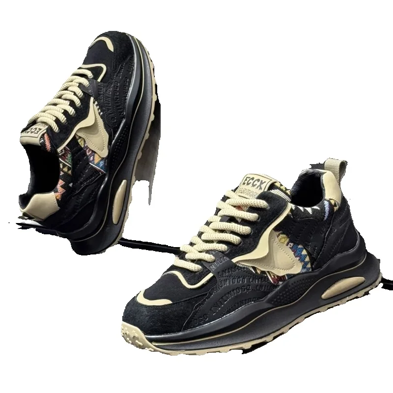 Unbeatable Quality Men's Summer Style Trendy Brand Feeling Forrest Gump Sports Casual Lightweight Soft Running Thick Sole Dad Shoes_voghion.com