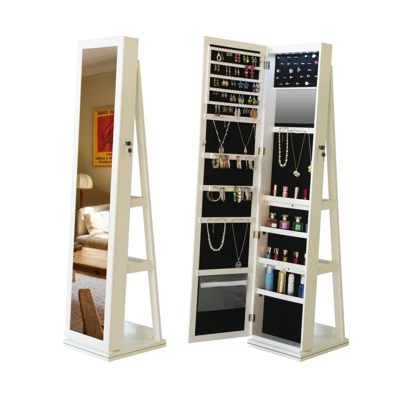 Full-Length Mirror with Jewelry Cabinet 1