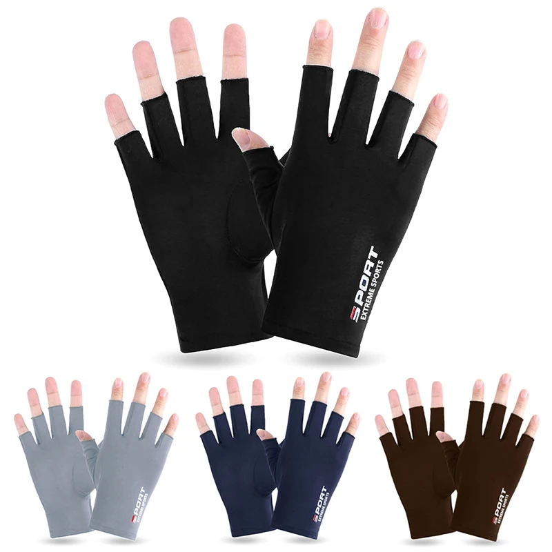 1 Pair 2024  Cycling Half-finger Gloves Breathable  Fingerless Sport Gloves Bicycle Gloves Tactical Gloves Cycling Equipment 2
