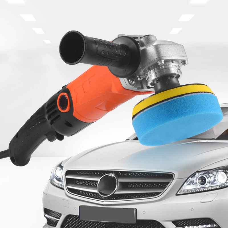 Car Electric Polisher 1200W 220V Adjustable Speed Waxing Machine Automobile Furniture Polishing Tool