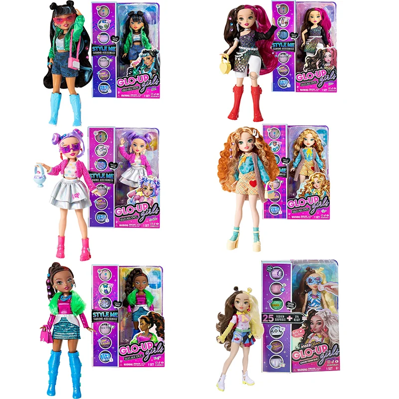 Original Instaglam Glo Up Girls Erin Kenzie Sadie Collector Fashion Far Out Toys Surprise Girl Toys Set Dolls Birthday Gift Toys