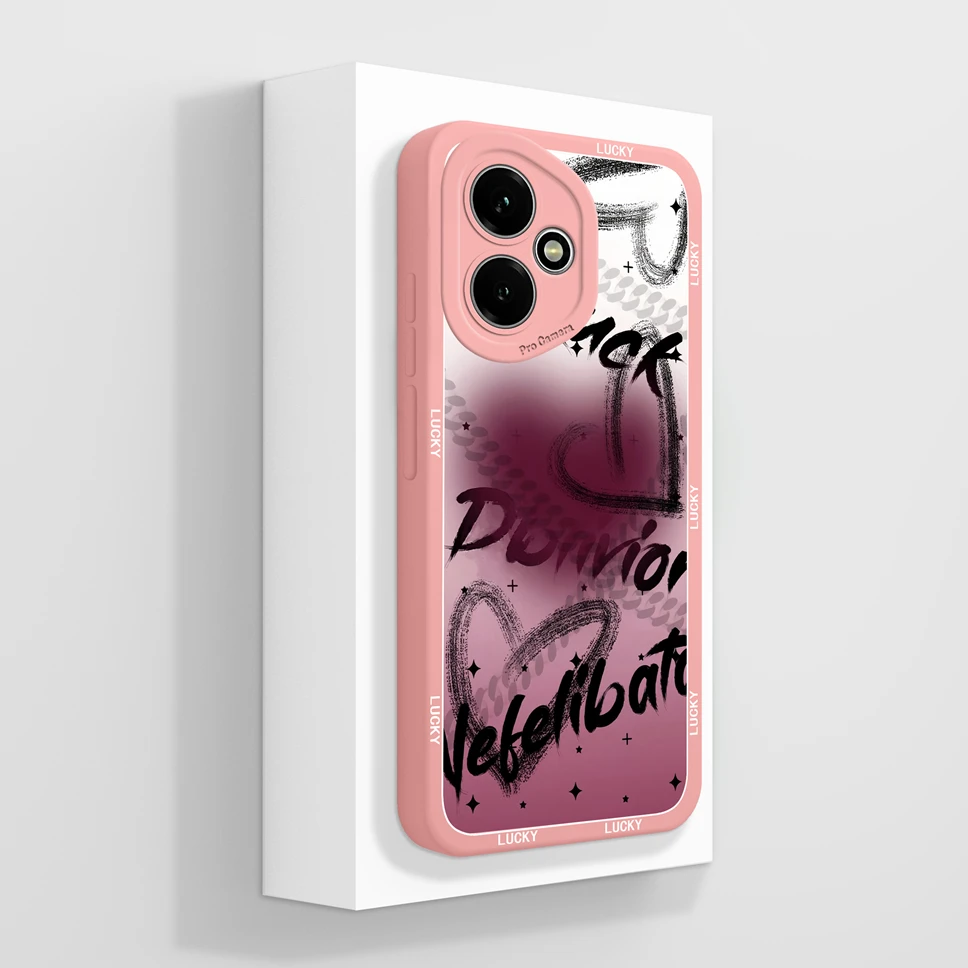 Cute Cat Pattern Soft Phone Case - High-Quality Shockproof Back Cover