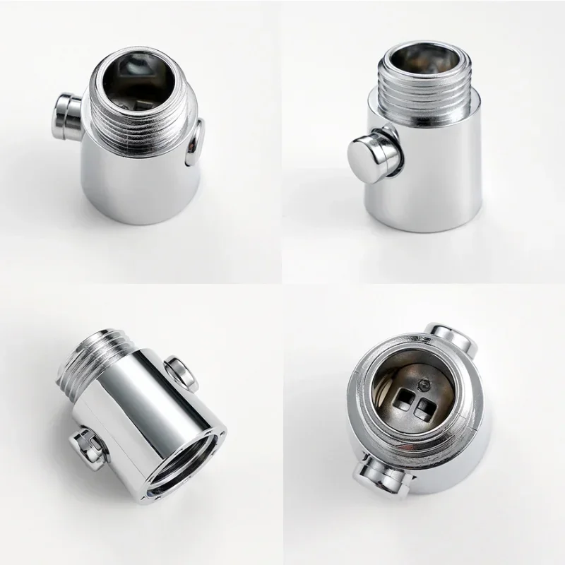 Shower Head Arm Diverter Valve Bidet Sprayer Head Water Shut-Off Angle Valve Flow Regulator Switch Faucet Replacement Parts 1pc diverter valve,shower head diverter valve