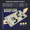 Wooden bouncing chess tabletop two player battle luxury parent-child interactive toy children's puzzle wooden tabletop game 4