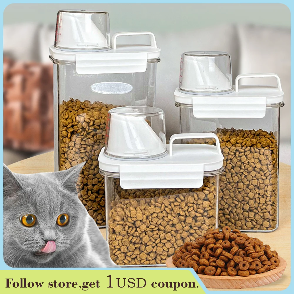 Pet Supplies Dog Supplies Dog Food Bucket Large Container Cat Food
