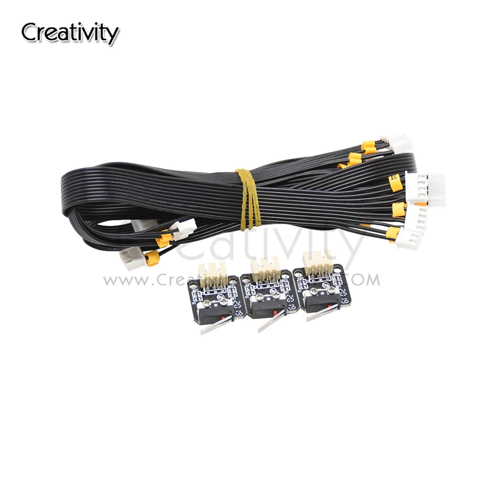 Impressora 3d do Ender Ender3 Pro 3x 3s Interruptor de Limite do Endstop com Cabo para a Linha Central de x y z Peças da - Imagem 5