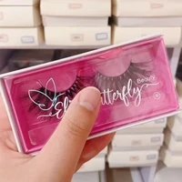 100pcs 3D real mink eyelashes customized box Personal custom logo false eyelash bulk free fast shipping DHL/UPS Small batch 1