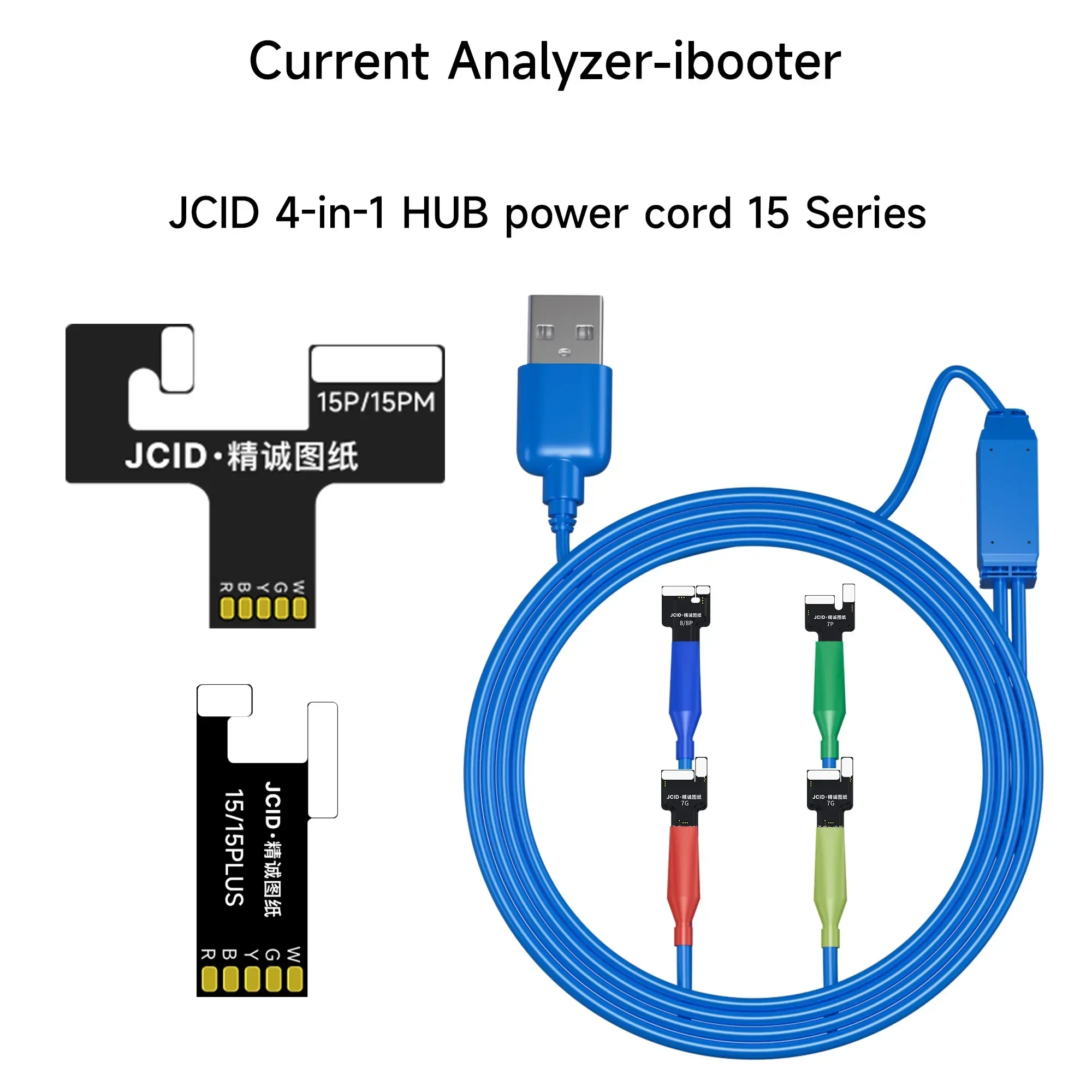 JCID iBooter Current Analyzer Fault Date Detector One Key Boot Voltage Real-time Monitor Mobile Phone Current Detection Repair
