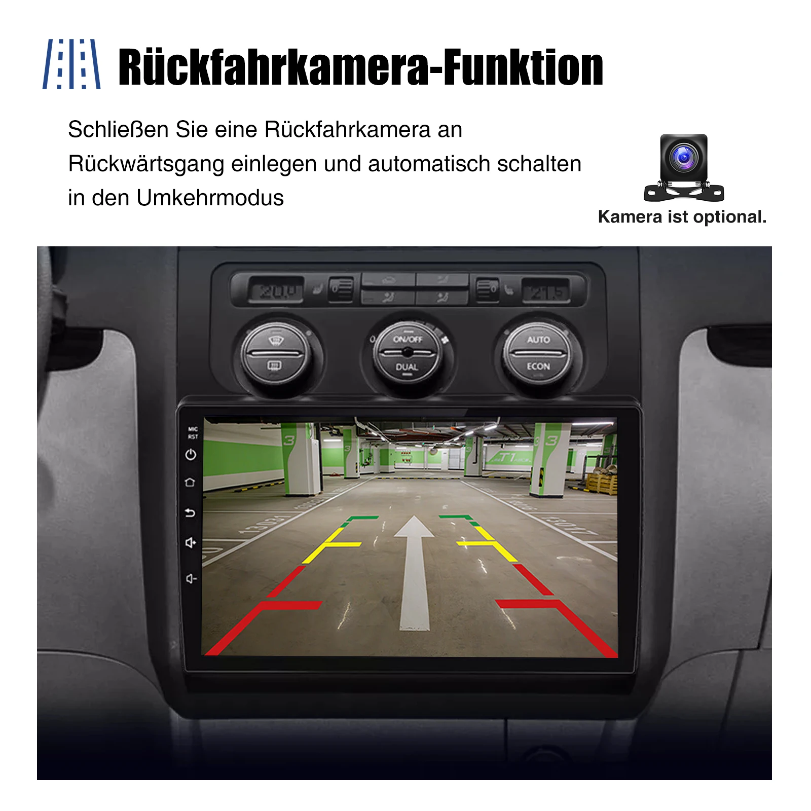 ESSGOO Für VW Touran 1T1 1T2 1T3 2003-2010 10,1" HD Touchscreen Android 14 Wireless CarPlay Android Auto Autoradio GPS Navigation WIFI Lenkradsteuerung Bluetooth Mirror Link FM 2+32G/2+64G/4+64G – Detail 17