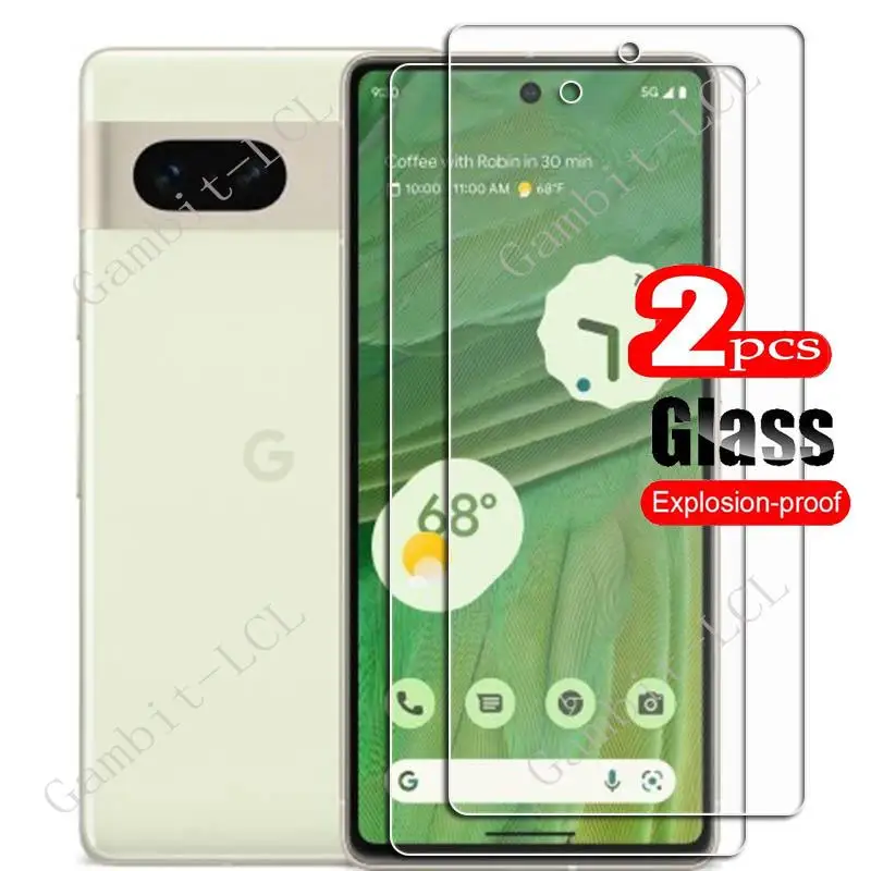 Just in Case Cristal Templado Clear Protector De Pantalla Google Pixel 7A 