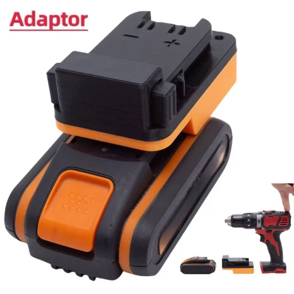 For Worx 20v Battery Adapter For  Worx 20v 4PIN Battery Replacement To For  Milwaukee 18v Cordless Dynamic Work Tool Converter for worx 20v battery adapter for children car toy robot silicone 14awg for worx 4pin li ino battery battery not included