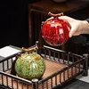 Modern Enamel Sealed Tea Cans Moistureproof Coffee Bean Food Storage Jar Tea Box Organizer Table Decoration Jar Home Accessories 2